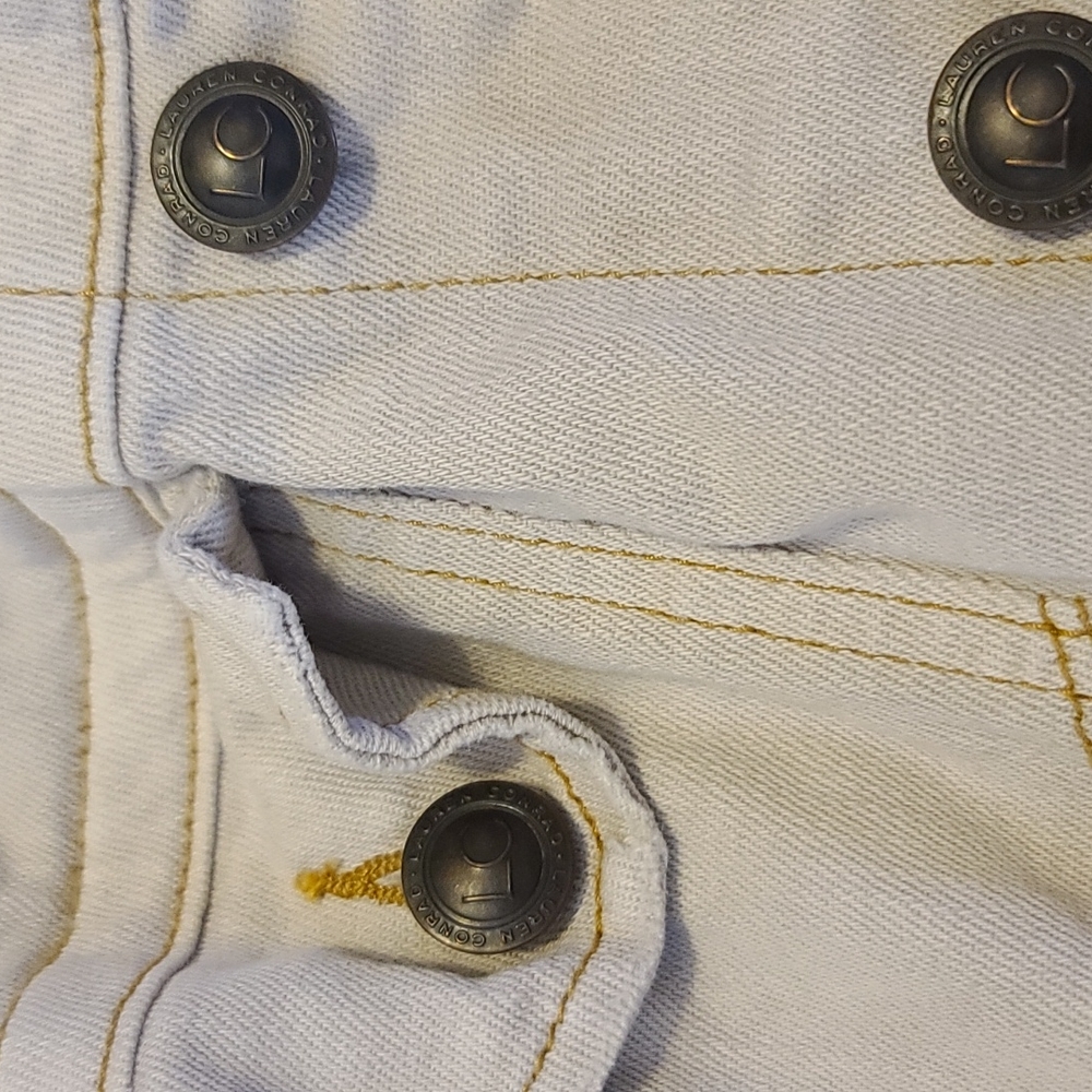 Women LC Lauren Conrad Light Jean Jacket S - Picture 3 of 6